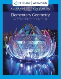 Cover image: WebAssign for Alexander/Koeberlein's Elementary Geometry for College Students, 7th Edition [Instant Access], Single-Term 7th edition 9780357022207