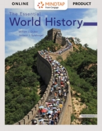 Cover image: MindTap for Duiker/Spielvogel's The Essential World History, 9th Edition [Instant Access], 2 terms 9th edition 9780357026908