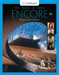Cover image: Encore Intermediate French, Student Edition: Niveau intermediaire 2nd edition 9781337908436