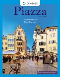 Immagine di copertina: Piazza, Student Edition: Introductory Italian 2nd edition 9780357474525