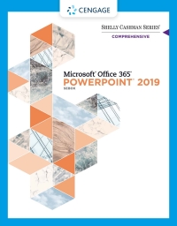 Cover image: Shelly Cashman Series Microsoft Office 365 & PowerPoint 2019 Comprehensive 1st edition 9780357026410