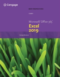Imagen de portada: New Perspectives Microsoft Office 365 & Excel 2019 Comprehensive 1st edition 9780357025765