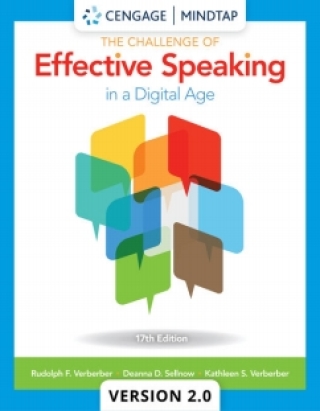Cover image: MindTap V2.0 for Verderber/Sellnow/Verderber's The Challenge of Effective Speaking in a Digital Age 17th edition 9780357122501