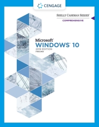 Cover image: Shelly Cashman Series Microsoft / Windows 10 Comprehensive 2019 1st edition 9780357392607