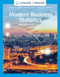 Cover image: MindTap for Anderson/Sweeney/Williams/Camm/Cochran/Fry/Ohlmann's for Modern Business Statistics with Microsoft Excel, 7th Edition [Instant Access], 1 term 7th edition 9780357131510