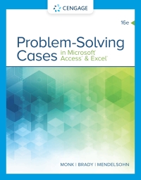 Omslagafbeelding: Problem Solving Cases in MS Access & Excel 16th edition 9780357138632
