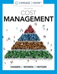 Cover image: CengageNOWv2 for Hansen/Mowen/Heitger's Cost Management 5th edition 9780357141120