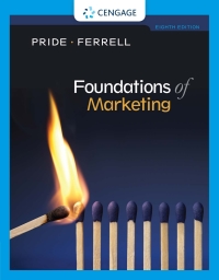 Cover image: Foundations of Marketing 8th edition 9780357033760