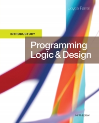 Cover image: Programming Logic and Design, Introductory 9th edition 9781337109635