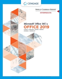 Cover image: Shelly Cashman Series Microsoft Office 365 & Office 2019 Intermediate 1st edition 9780357359969