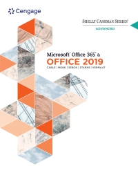 Imagen de portada: Shelly Cashman Series Microsoft Office 365 & Office 2019 Advanced 1st edition 9780357359990