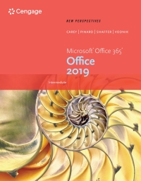 Omslagafbeelding: New Perspectives Microsoft Office 365 & Office 2019 Intermediate 1st edition 9780357360491