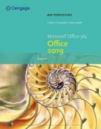 Cover image: New Perspectives Microsoft Office 365 & Office 2019 Advanced 1st edition 9780357392881