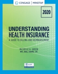 Cover image: MindTap for Green's Understanding Health Insurance: A Guide to Billing and Reimbursement - 2020, 15th Edition [Instant Access], 2 terms 15th edition 9780357378700
