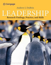 Cover image: Leadership: Research Findings, Practice, and Skills 9th edition 9780357042496