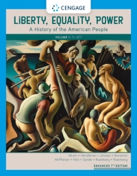 Omslagafbeelding: Liberty, Equality, Power: A History of the American People, Enhanced 7th edition 9780357022313