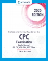 Cover image: Professional Review Guide for the CPC Examination, 2020 Edition: Online Exam Preparation, 2nd Edition [Instant Access], 2 terms 2nd edition 9780357422403