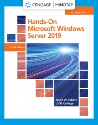 Cover image: MindTap for Eckert's Hands-On Microsoft Windows Server 2019, 3rd Edition [Instant Access], 2 terms 3rd edition 9780357436240
