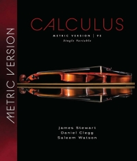 Cover image: Single Variable Calculus, Metric Edition 9th edition 9780357113479