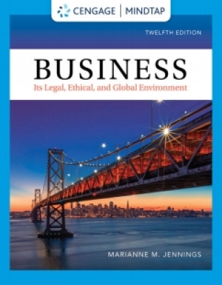 Cover image: MindTap for Jennings' Business: Its Legal, Ethical, and Global Environment, 12th Edition [Instant Access], 1 term 12th edition 9780357447680