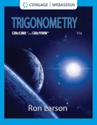 Cover image: WebAssign for Larson's Trigonometry 11th edition 9780357455340