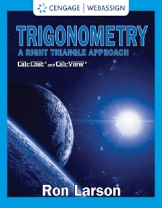 Cover image: WebAssign for Larson's Trigonometry: A Right Triangle Approach 1st edition 9780357457740