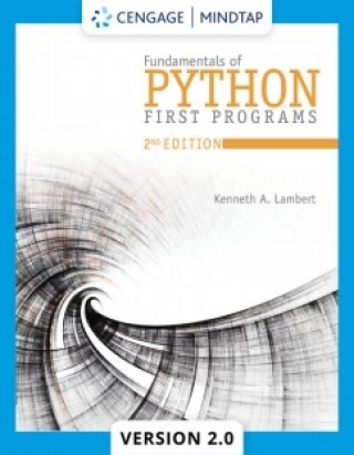 Cover image: MindTapV2.0 for Lambert's Fundamentals of Python: First Programs with 2021 Updates 2nd edition 9780357505403