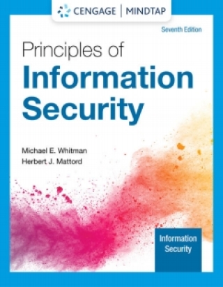 Cover image: MindTap for Whitman/Mattord's Principles of Information Security 7th edition 9780357506509