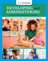 Imagen de portada: Developing and Administering an Early Childhood Education Program 10th edition 9780357513262