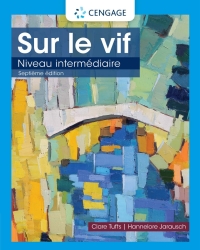 Imagen de portada: Sur le vif: Niveau intermediaire 7th edition 9780357513620