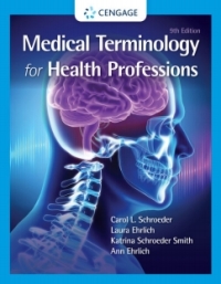 Cover image: MindTap for Schroeder/Ehrlich/Schroeder Smith/Ehrlich's Medical Terminology for Health Professions 9th edition 9780357513750