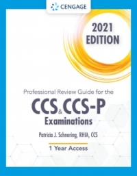 Cover image: Schnering's Professional Review Guide Online for the CCS/CCS-P Examination, 2021, 1st Edition [Instant Access], 2 terms 1st edition 9780357517277