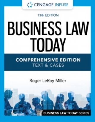 Cover image: Cengage Infuse for Miller's Business Law Today, Comprehensive 13th edition 9780357805084