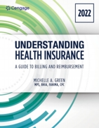Cover image: MindTap for Green's Understanding Health Insurance: A Guide to Billing and Reimbursement - 2022 Edition, 2 terms Instant Access 17th edition 9780357621394