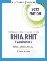 Cover image: MindTap for Schnering's Professional Review Guide for the RHIA/RHIT Examination, 2022 1st edition 9780357621653