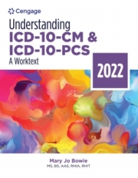 Cover image: MindTap for Bowie's Understanding ICD-10-CM and ICD-10-PCS: A Worktext, 2022 Edition, 2 terms Instant Access 7th edition 9780357621783