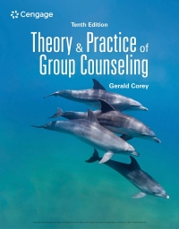 Cover image: Theory and Practice of Group Counseling 10th edition 9780357622957