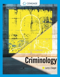 Cover image: Criminology 8th edition 9780357624746