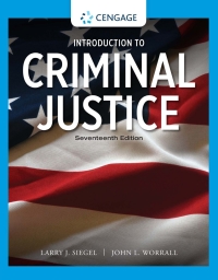 Cover image: Introduction to Criminal Justice 17th edition 9780357631041