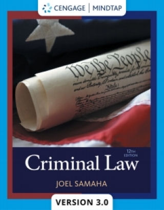 Cover image: MindTapV3.0 for Samaha's Criminal Law, 12th Edition [Instant Access], 1 term 12th edition 9780357631140