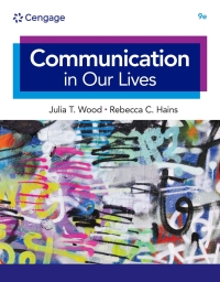 Imagen de portada: Communication in Our Lives 9th edition 9780357656853