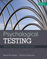 Cover image: Enhanced MindTap for Kaplan/Saccuzzo's Psychological Testing: Principles, Applications, and Issues, 1 term Instant Access 9th edition 9780357657737