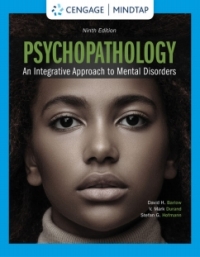 Cover image: MindTap for Barlow/Durand/Hofmann's Psychopathology: An Integrative Approach to Mental Disorders, 1 term Instant Access 9th edition 9780357657874