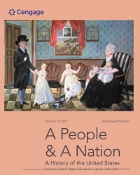 Imagen de portada: A People and a Nation: A History of the United States, Brief Edition, Volume I 11th edition 9780357661956