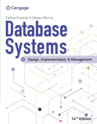 Cover image: Database Systems: Design, Implementation, & Management 14th edition 9780357673034