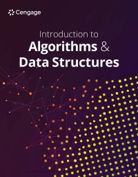 Cover image: Introduction to Algorithms and Data Structures 1st edition 9780357673560