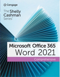 Imagen de portada: Shelly Cashman Series Microsoft Office 365 & Word Comprehensive 1st edition 9780357677094