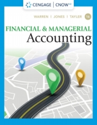 Cover image: CNOWv2 for Warren/Jones/Tayler's Financial & Managerial Accounting, 1 term Instant Access 16th edition 9780357714072