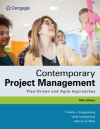 Cover image: MindTap for Kloppenborg/Anantatmula/Wells' Contemporary Project Management, 1 term Instant Access 5th edition 9780357715765