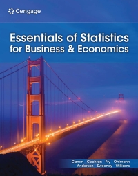 Cover image: Essentials of Statistics for Business & Economics 10th edition 9780357716014